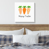 Happy Easter Carrot Cute Easter T-Shirt キャンバスプリント (インサイチュ (寝室))