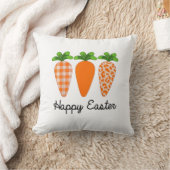 Happy Easter Carrot Cute Easter T-Shirt クッション (ブランケット)