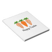 Happy Easter Carrot Cute Easter T-Shirt ノートパッド (アングル)