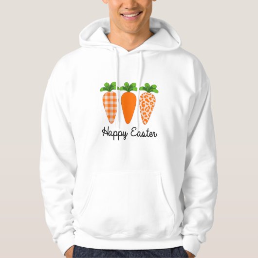 Happy Easter Carrot Cute Easter T-Shirt パーカ (正面)