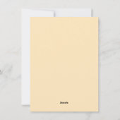 Happy Easter Chick Surrounded by Daisies シーズンカード (裏面)