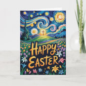 Happy Easter Church Bulk Greeting カード (正面)