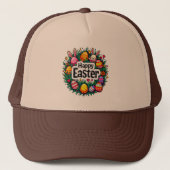 Happy Easter – Colorful Spring Design - boné キャップ (正面)