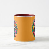 Happy Easter – Colorful Spring Design - caneca マグカップ (中央)