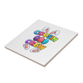 Happy Easter Cousin Crew Bunny Family Matching Eas タイル (側面)