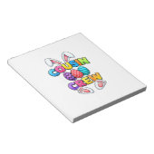 Happy Easter Cousin Crew Bunny Family Matching Eas ノートパッド (アングル)