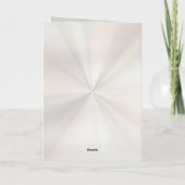 Happy Easter Cute Bunny & Egg Pastel Floral シーズンカード (裏面)