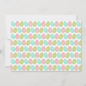 Happy Easter Cute Bunny Kids Photo シーズンカード (裏面)