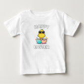 Happy Easter Cute Chick Spring Holiday Gift ベビーTシャツ (正面)