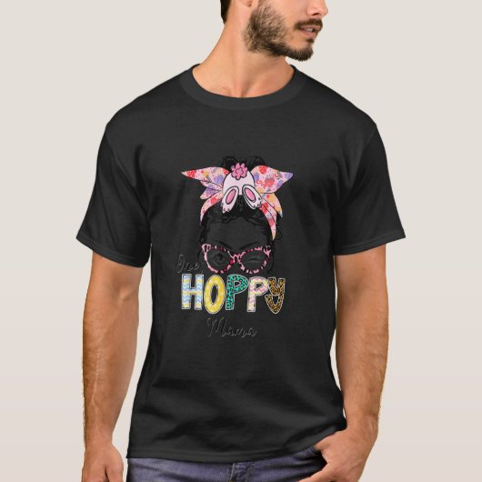 Happy Easter Day 2023 One Hoppy Mama Bunny Easter  Tシャツ (正面)