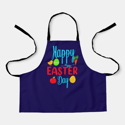 Happy Easter Day-62351 エプロン (正面)