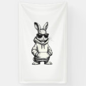 happy easter day bunny easter boys kids girls teen 横断幕 (縦)