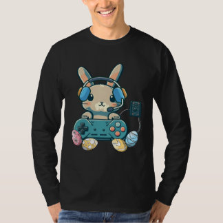 Happy Easter Day Bunny Egg  Boys Girls Kids Gamer  Tシャツ