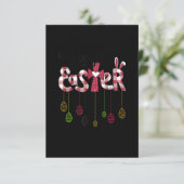 Happy Easter Day Christian Religious Jesus Bunny E サンキューカード (スタンド正面)