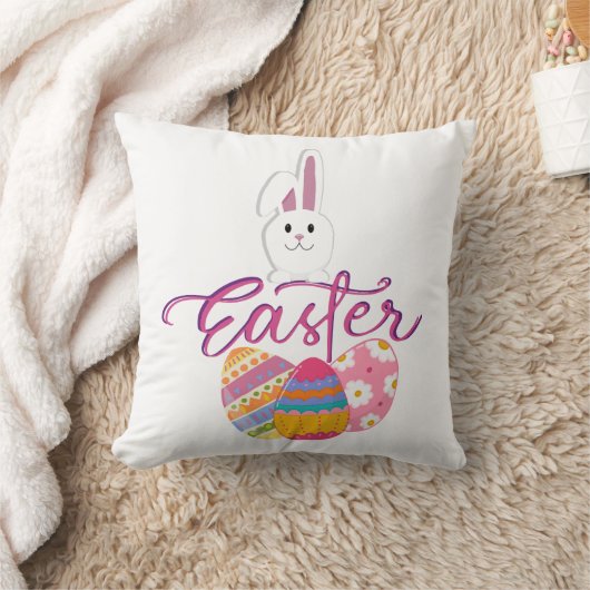 HAPPY EASTER DAY DESIGN クッション (ブランケット)