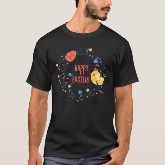 Happy Easter Day Easter Bunny, Happy Spring Holida Tシャツ (正面)