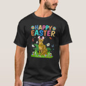 Happy Easter Day Funny Bengal Cat Easter Sunday Tシャツ (正面)