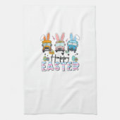 Happy Easter Day Funny School Bus Driver Life Happ キッチンタオル (縦)