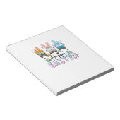Happy Easter Day Funny School Bus Driver Life Happ ノートパッド (アングル)