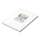 Happy Easter Day Funny School Bus Driver Life Happ ノートパッド (回転)