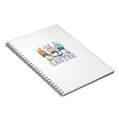 Happy Easter Day Funny School Bus Driver Life Happ ノートブック (右側)