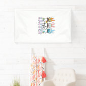 Happy Easter Day Funny School Bus Driver Life Happ 横断幕 (インサイチュ)