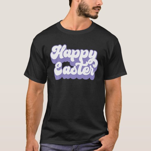 Happy Easter Day Glow Tシャツ (正面)