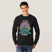 Happy Easter Day I m the Home Inspector Bunny Tシャツ (正面フル)