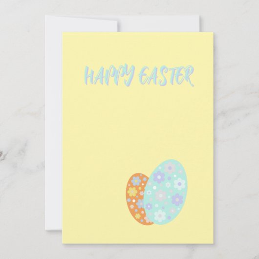 Happy Easter Decorative Eggs シーズンカード (正面)