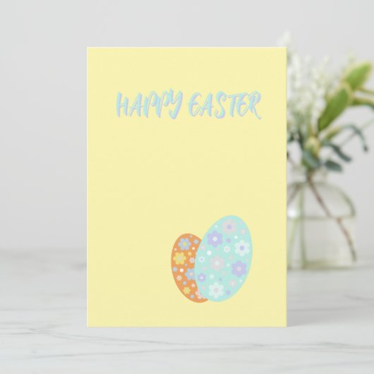 Happy Easter Decorative Eggs シーズンカード (スタンド正面)