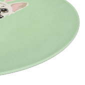 Happy Easter, dog カッティングボード (角)