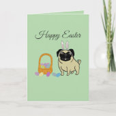 Happy Easter, dog カード (正面)