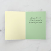 Happy Easter, dog カード (内部)