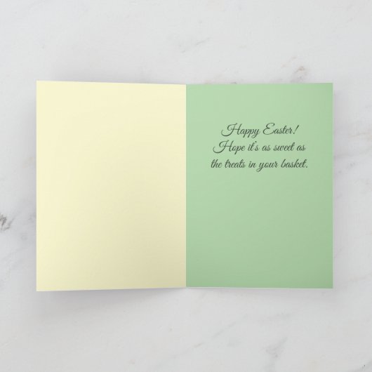 Happy Easter, dog カード (内部)