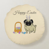 Happy Easter, dog ラウンドクッション (裏面)