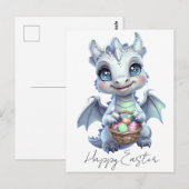 Happy Easter Dragon Postcard ポストカード (正面/裏面)
