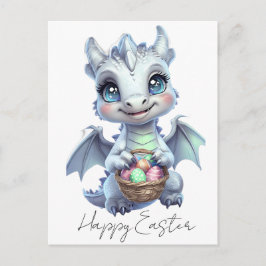 Happy Easter Dragon Postcard ポストカード