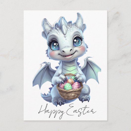 Happy Easter Dragon Postcard ポストカード (正面)
