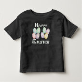 Happy Easter, Easter Eggs Hunt  トドラーTシャツ (正面)