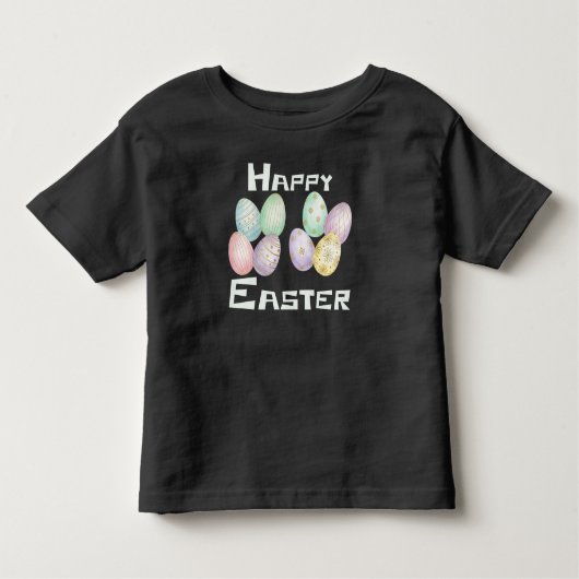 Happy Easter, Easter Eggs Hunt トドラーTシャツ (正面)