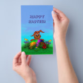 Happy Easter! Easter Rabbit チラシ (ハンドル)