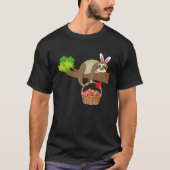 Happy Easter Egg Hunt With Sloth Tシャツ (正面)