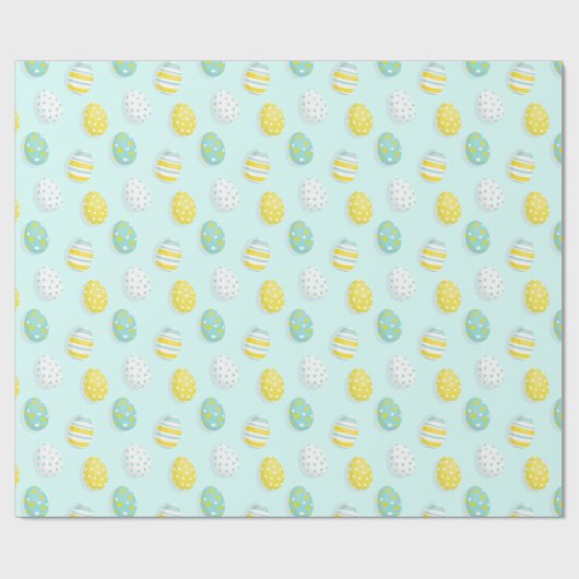 Happy Easter Egg Pattern  ラッピングペーパー (フラット)
