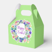 Happy Easter Egg Shaped Floral Wreath フェイバーボックス (裏面サイド)