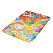 Happy Easter Eggs Festive Pattern バスマット (アングル)