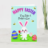 Happy Easter Family Card カード (正面)