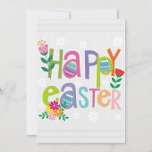 Happy Easter Flat Holiday Card シーズンカード