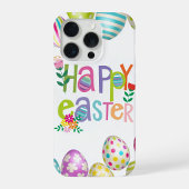 Happy Easter Floral Egg Pattern Phone Case iPhoneケース