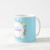 Happy Easter Flowers and Eggs  コーヒーマグカップ (正面右)