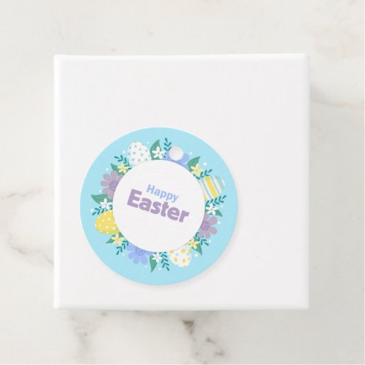 Happy Easter Flowers and Eggs  フェイバータグ (インサイチュ)